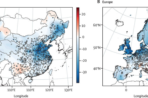 Effect of lockdown on surface PM2.5 concentrations