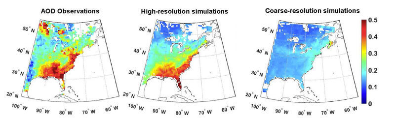 Examples of High Resolution Regional Modeling with WRF-Chem